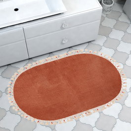 Mijölnir Alfombrilla de Baño Marrón 50 x 75 cm